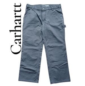 Carhartt Men's Size 36×28 Rugged Flex Relaxed Fit Dark Gray Cargo Pants